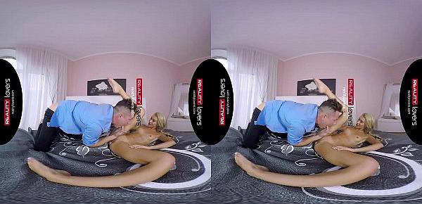  RealityLovers - Petite Stepsis tries anal VR